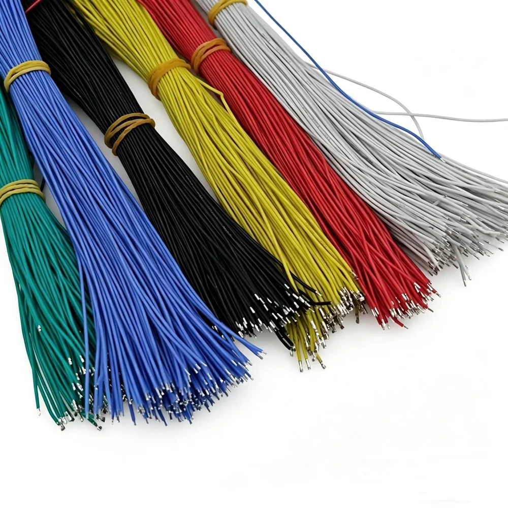 100pcs GH1.25 15/20/30cm Silicon 300V High Temperature Resist Soft Flexible Wire 3239-26AWG wt Latch Terminal Crimped Wire Cable