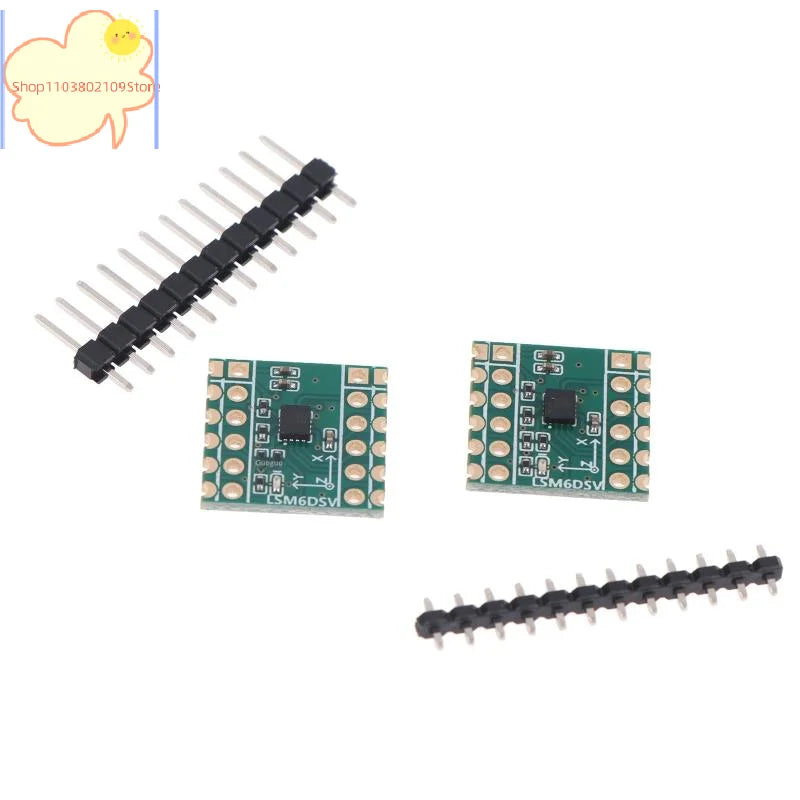【HT】【HT】Six-Axis Sensor LSM6DSV Module SPI/I2C Compatible For Smol/SlimeVR - Accelerometer & Gyroscope Data Logging