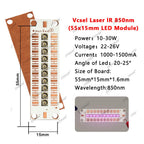 3535 Vcsel Laser High Power LED Chip IR Infrared 10W 20W 30W 50W 60W 80W 100W 850nm 940Nm 808nm 980nm 1064nm Sensing Monitoring