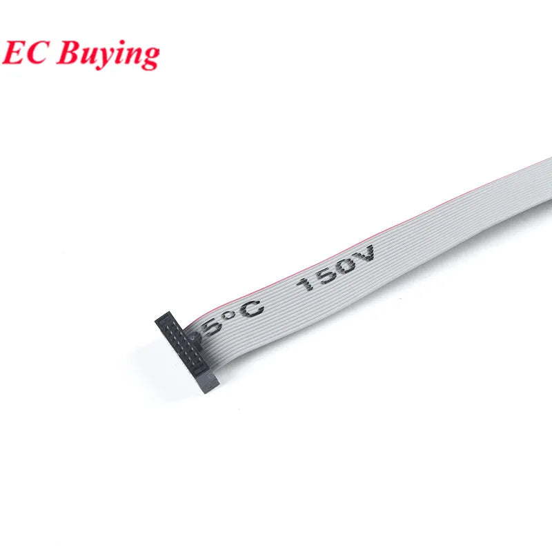 Gray Flat Ribbon Cable 1.27MM 2.0MM 2.54MM Pitch AVR 20cm Data Line Wire FC-6/8/10/12/14/16/20/24/26/30/34/40/50P Pin Connector