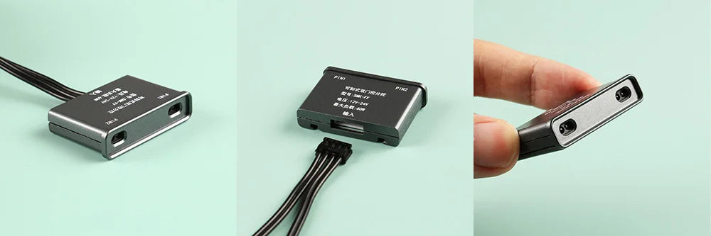 Touch Motion Sensor Switch Hand Sweep Wave On-Off 12V-24V IR Movement Sensing for Closet Cabinet Light Wardrobe Door Drawer Lamp