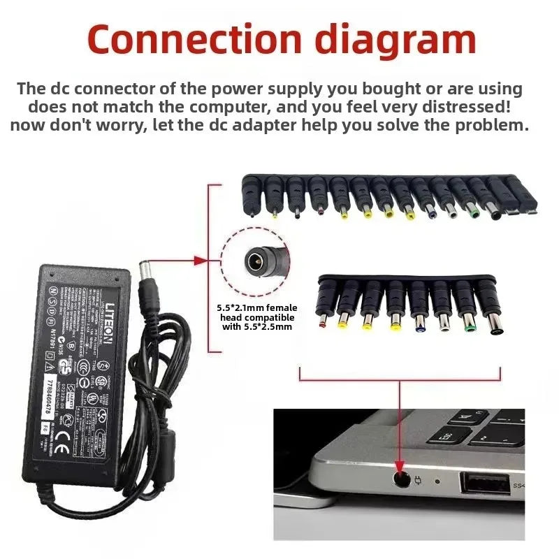 DC Adapter Connectors DC Barrel Jack Plug Power Adapter for 5V 12V 24V Power Adapter Power Round Plug Adapter for Connectors