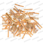 300PCS Resistor Kit 1W 5% 30values X 10PCS Carbon Film Resistance 0.1-750 ohm Set