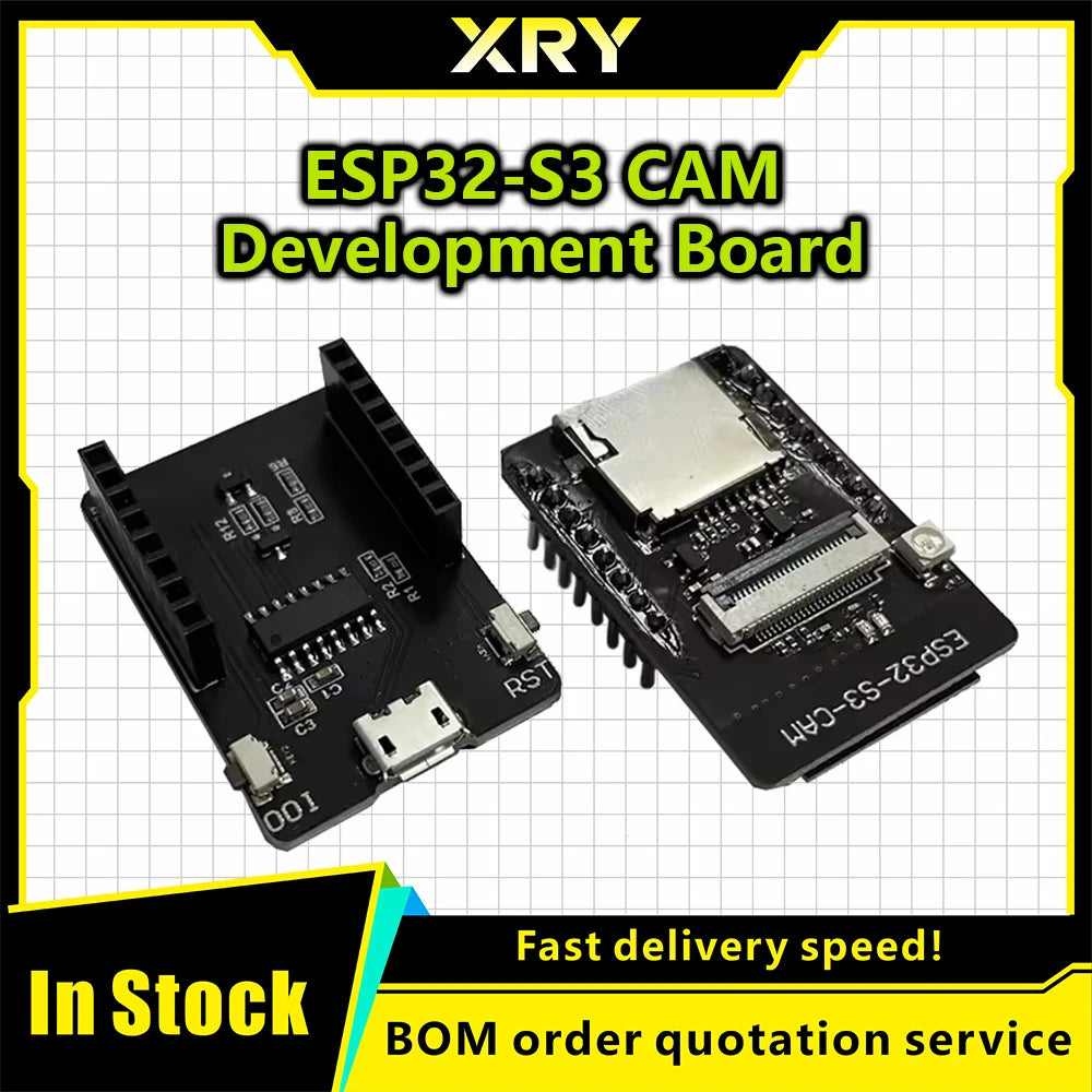 XRY ESP32-S3 CAM development board WiFi+Bluetooth module ESP32-S3-N16R8 with OV2640 camera Tablero de desarrollo de cámara ESP32