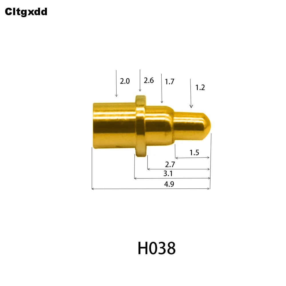 5pcs Pogo Pin Connector Pogopin Battery Spring Loaded Contact SMD Needle PCB 2 3 4 5 6 7 8 9 10 12 14 MM Test Probe H021 - H040