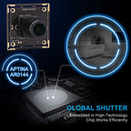 ELP Global Shutter USB Camera 60fps 720P HD AR0144 Sensor UVC Plug Play Industrial Webcam for Fast Moving Barcode Scanner Drone