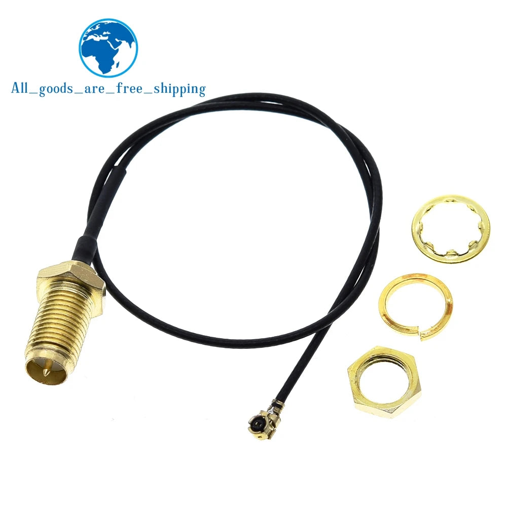 TZT SMA Connector Cable Male to uFL/u.FL/IPX/RF Or NO Connector Coax Adapter Assembly RG178 Pigtail Cable 1.13mm