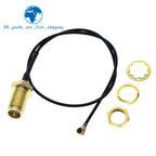 TZT SMA Connector Cable Male to uFL/u.FL/IPX/RF Or NO Connector Coax Adapter Assembly RG178 Pigtail Cable 1.13mm
