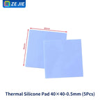 Thermal Pad Silicone Sheet with Adhesive Backing, Silicone Grease, CPU GPU Memory Cooling, Laptop GPU North‑South Bridge Heat Di
