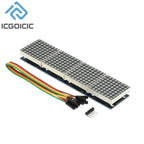 MAX7219 Dot Matrix Module For Arduino Microcontroller 4 In One Display with 5P Line 
