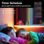 Smart 2IN1 USB LED Strip Lights RGB 5050 Remote Control Kit Flexible Ribbon LED Diode Tape Self-adhesive for TV Backlight