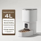 Automatic Dog Cat Feeder Smart Timer Quantitative App Remote Control Visible Food Dispenser For Puppy Kitten Pet Supplies