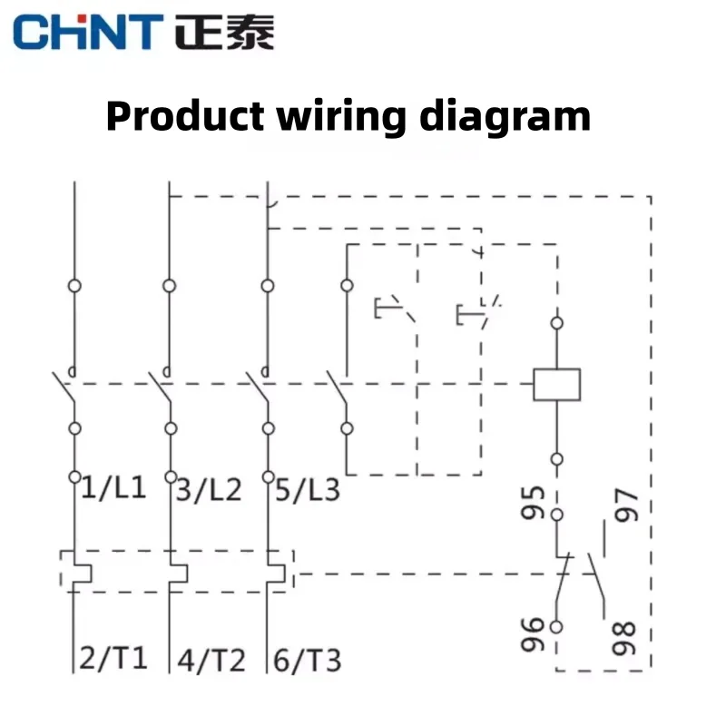 CHINT Relay NXR-25 0.63-1A 1.6-2.5A 2.5-4A 9-13A 17-25A Thermal Overload Relay for NXC Series AC Contactor