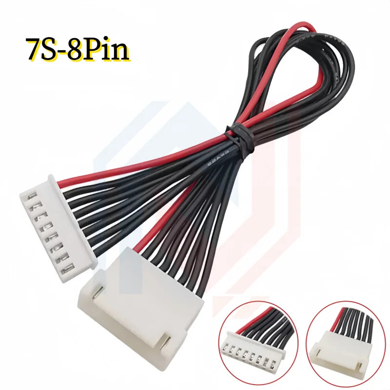 JST XH 2.54mm Pitch 2s/3s/4s/5s/6s/7s/8s 22AWG Silicone Wire Lipo Balance Wires Extension Cable Connector XH2.54 Male to Female