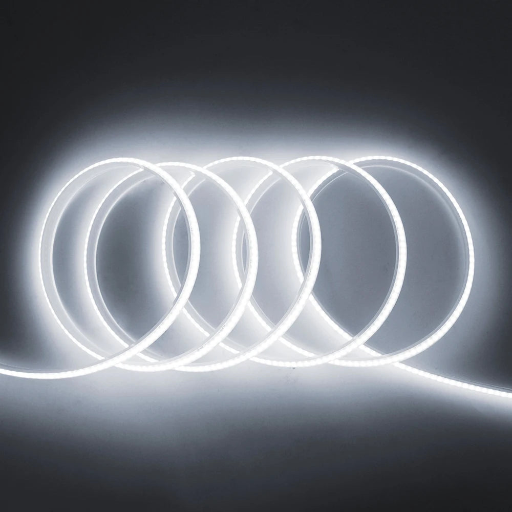 12V 24V COB LED Strip Light IP68 IP67 Waterproof Flexible Led Lamp 320LED 5m 10m 15m 0.5m 1m High Density Bright Liner Lighting