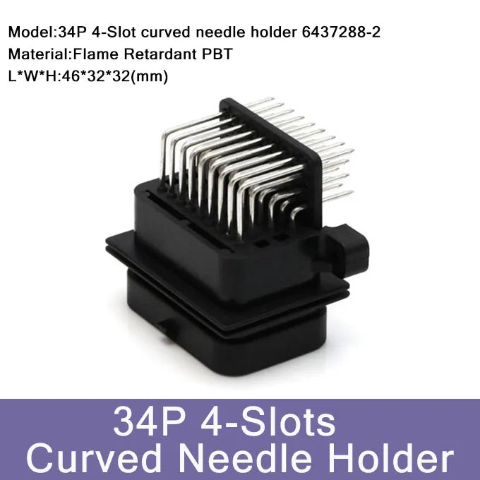 1/10/50 PCS 26/34pin AMP Waterproof Automobile Connector PCB To Board ECU Plug Domestic Needle Bender 6437288-3 4-1437290-0