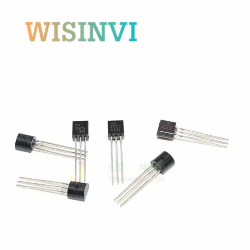 1000PCS 2N2222 2N2907 2N3904 2N3906 2N4401 2N4403 2N5087 2N5088 2N5089 2N5401 2N5551 2N7000 PN2222 Transistors TO-92