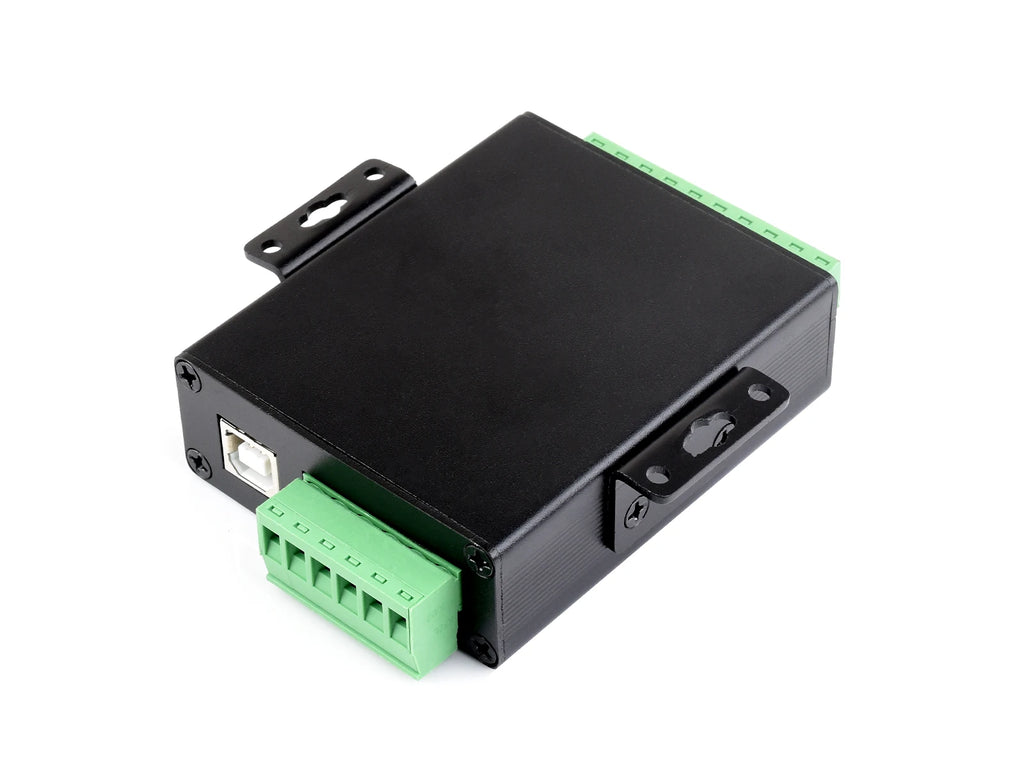 Waveshare Industrial Isolated USB To RS485/422 Converter, Original FT4232HL Chip, Supports USB To 2-Ch RS485 + 2-Ch RS485/422