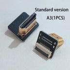 1PCS Ribbon FPV HDMI-Compatible Connector Flexible Flat Cable Raspberry Pi 4 Micro HDMI to HDMI/Mini HDMI Female 90 Degree FFC