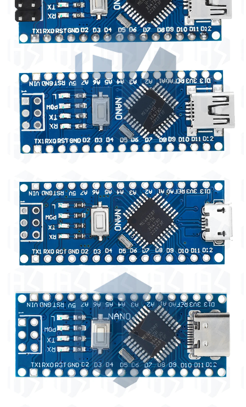 High Quality Nano 3.0 Controller Nano CH340 USB Driver ATMEGA328 ATMEGA328P Nano Mini USB with the Bootloader for Arduino