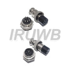 1Set GX16 16mm Metal Circular Aviation Connector  Socket Plug 2PIN 3PIN 4PIN 5PIN 6PIN GX16 2/3/4/5/6/7/8/9 Pin Male & Female
