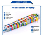 100Pcs PT2.5-PE Push-in Ground Feed Through Protective Earth PE Wire Electrical Connector Din Rail Terminal Block PT 2.5-PE