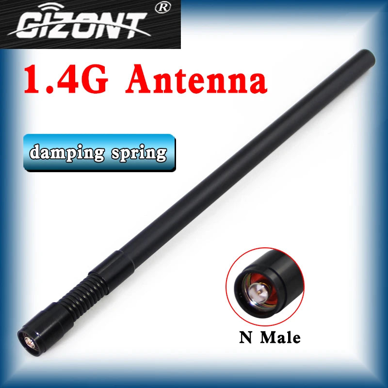 GSM 800MHz 868MHz 900MHz 915MHz 1.2G 1.4G Antenna Spring Shock Absorber N Male Head POM Tube LoRa Helium Miner Hotspot Antenna