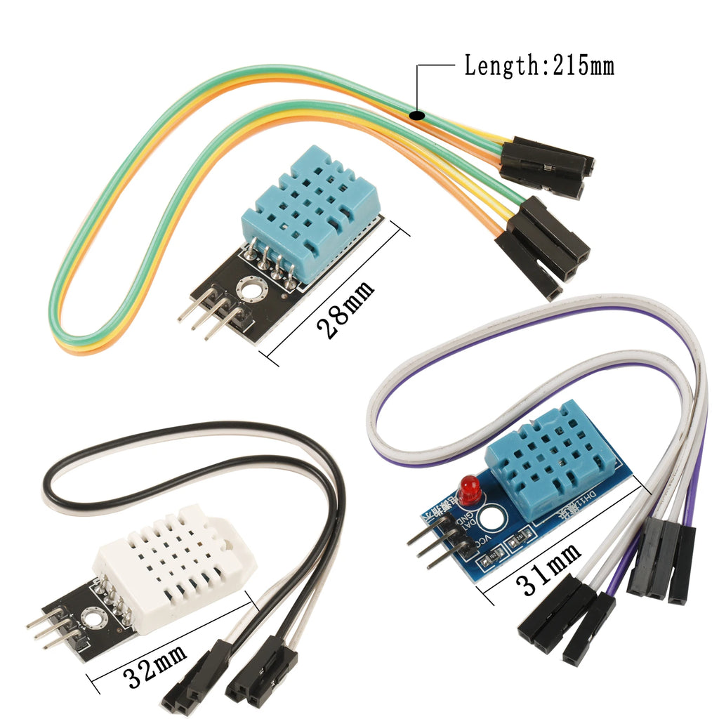 Digital Temperature Humidity Sensor Module Board + PCB For Arduino Ultra-low Power High Precision DHT11 DHT22 AM23