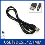 USB Charging Cable USB To DC 5.5 Power Cable USB To DC Step-up Cable Router Modem Speaker Power Cable