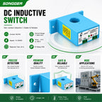 BEMD200 DC Current Sensor 1-200A 10-30VDC Current Transformer Overcurrent Protection Relay Current Detection Switch PLC