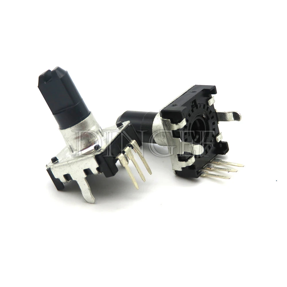 5PCS/lot 360 Degree Rotary Encoder Tripod EC12 E12 Audio Encoder 3PIN Shank length 15MM