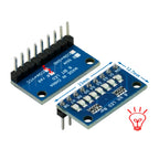 3-24V 8 Bit Blue/Red Common anode/cathode LED indicator Module Breadboard starter kit Board for MCU ARM 3d printer UNO MEGA2560