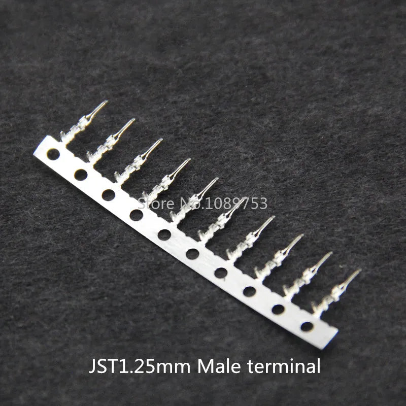 200pcs Electronic Wire Pressing Terminals, XH2.54 PH2.0 CH3.96 VH3.96 KF2510 Dupont SM ZH1.5 JST SH1.0 Connectors Metal Pins