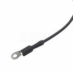 DS18B20 Temperature Sensor Module Probe 304 Stainless Steel OD 3.0MM Waterproof Dustproof Sensors Cable Black 100CM Length