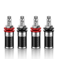 HIFI 4Pcs Gold/Rhodium Plated Copper Speaker Binding Post Female Banana  Connector HIFI Audio AMP Banana Plug  Socket  Terminal