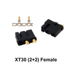 Original Amass XT30(2+2)-F XT30PB(2+2)-M Male Female Gold Plated Plug with Signal Pin XT30U Connector for RC Drone Aircraft Car