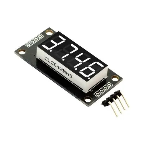 0.36" TM1637 4-Digit 6 Bits 7 Segments Digital Tube Clock Module Double Dots LED Display Screen Board for Arduino
