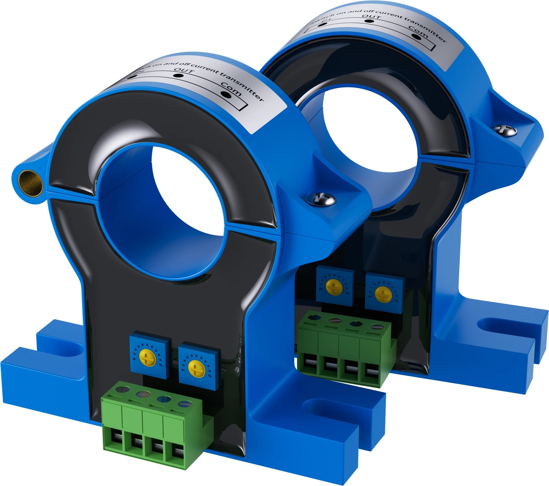 Current Transducer 0-1000A 500A to 4-20mA 0-5V RS485, DC12-32V Wide Voltage Current Transmitter Anti-Interference Current Sensor
