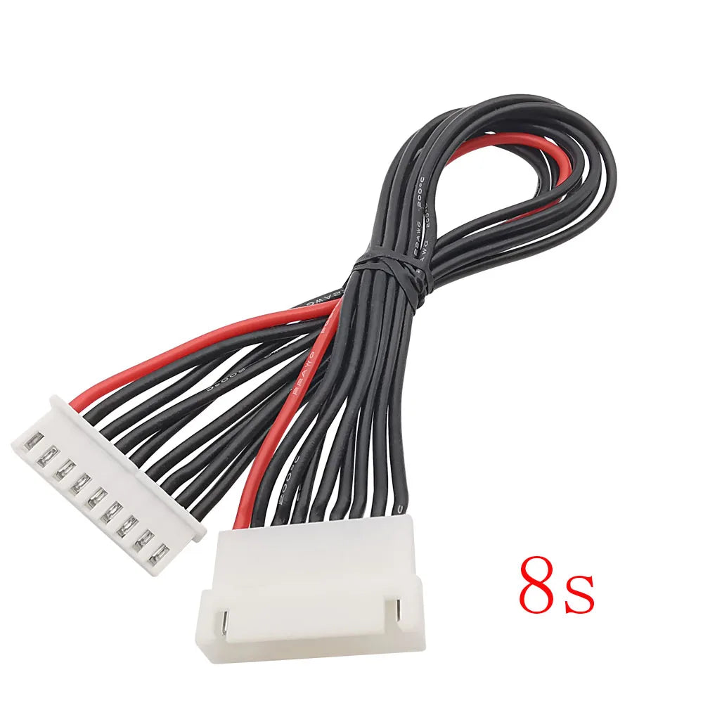 5Pcs XH 2.54mm JST Male to Female Connector 2S 3S 4S 5S 6S 7S 8S Lipo Balance Wire Extension Charged Cable Lead Cord