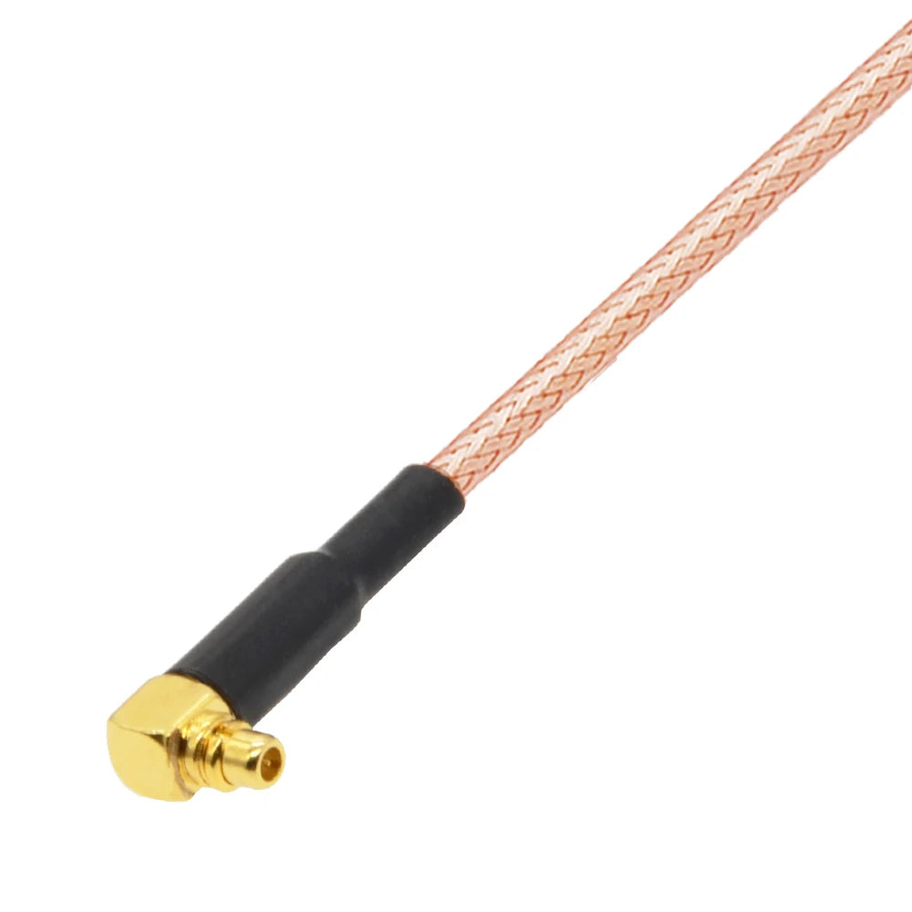 2PCS MMCX to SMA/RP-SMA Female Flange Panel Mount RG316 Pigtail FPV Antenna Extension Cord for TBS Unify PandaRC VTX