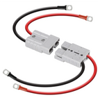 L68AAnderson Connector 50A Kit Anderson Plug 8 Guage 30cm Battery Cables Waterproof Quick Connectors for Lifepo4