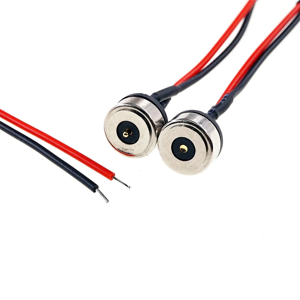 1/3/5 Pair Circular Shape Magnetic Pogo Pin Connector 1 2 3 4 5 Pole Male Female Probe DC Power Charging Round Profile