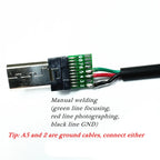 For Sony Camera Camera plug Multi  USB Female Socket Detection Multi 15-pin USB Plug (male)DIY Welding Wire Suitable