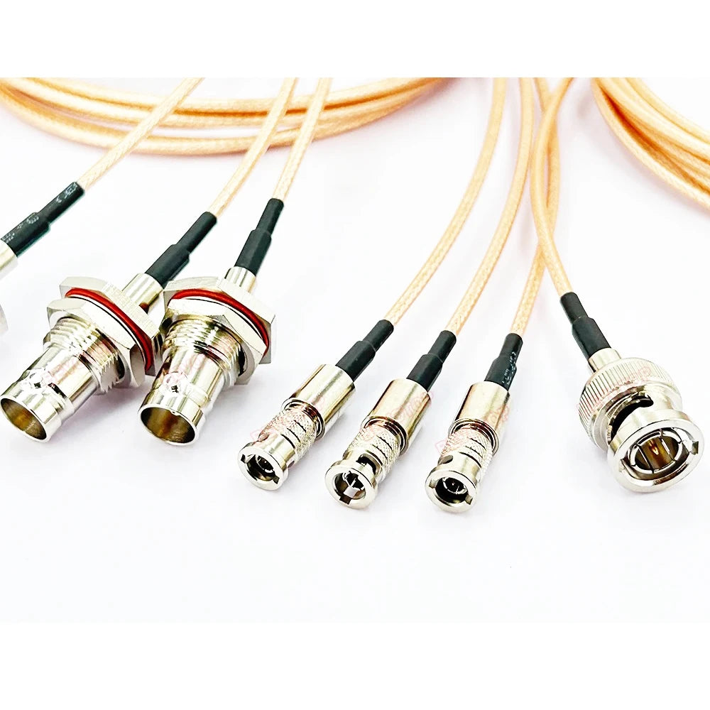 1Pcs RG179 Cable 75 Ohm Micro BNC Male to BNC Male/BNC Female Connector RG-179 RF Pigtail HD Video Mini BNC to BNC Jumper Line