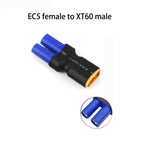 5pcs/lot Adapter Xt30 Xt60 Xt90 T Plug Deans Ec5 Ec3 Female To Male Hxt 4mm Connectors Plug Rc Lipo Battery Control Parts Diy
