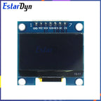 1.3 inch OLED RoHS Module 2.54mm Connecting Terminals SPI/IIC I2C Communicate White/Blue Color 128X64 1.3" OLED