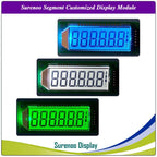 Surenoo 6-Digit "8 8 8.8.8.8" 7 Segment Digital 5V  LCD Module Display Screen Panel build-in HT1621 Controller w/ Backlight