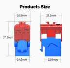 AMPCOM CAT6A CAT6 Tool Less Keystone Jack,  RJ45 UTP Keystone Module Adapter No Punch-Down Tool Couplers Modular Connector