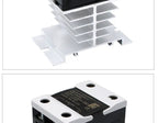 LCTC SSR 0-10V 4-20MA 0-5V Power Voltage Regulator Relay 10A 25A 40A DA AA DD VA Single Phase Solid State Relay With Heat Sink
