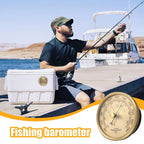 Weather Barometer For Fishing Weather Forecast Wall Hanging Automatic Air Pressure Gauge Weather Forecast Station Thermometer